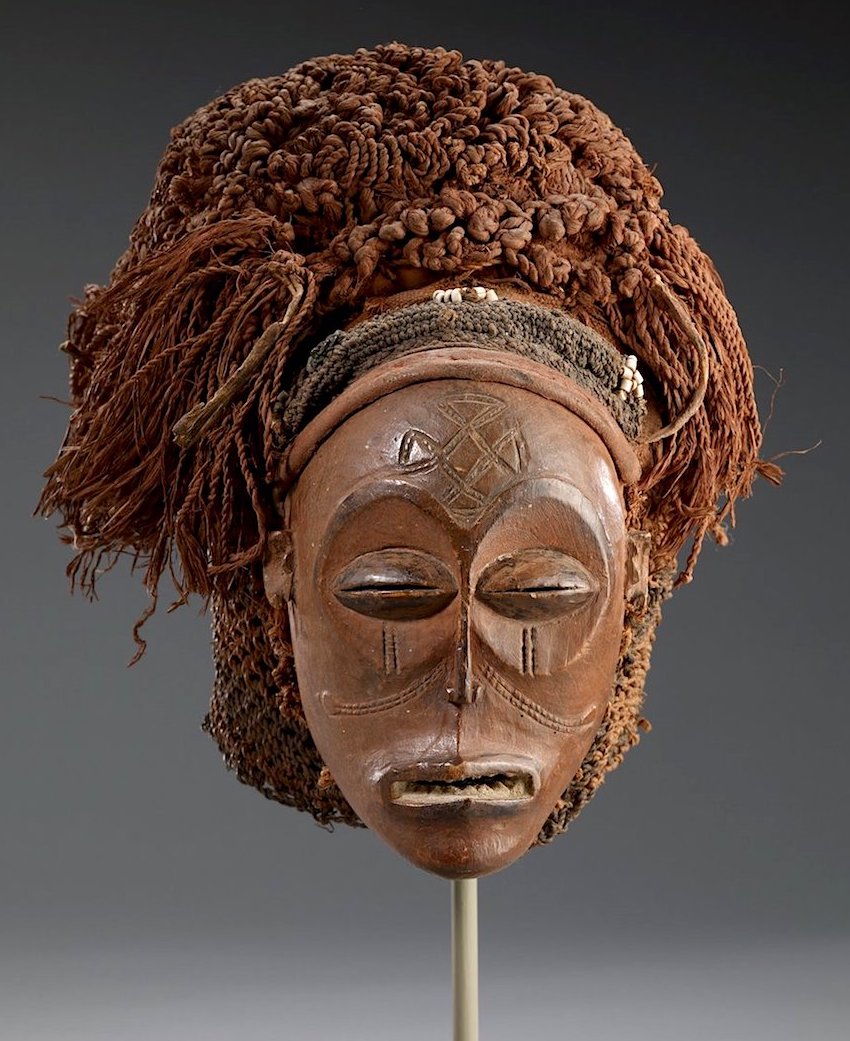 round african witch doctor masks
